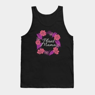 Plant Mama - Pink & Purple Plant Wreath Tank Top